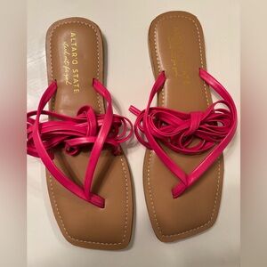 Altar'd State Fuchsia Sandals